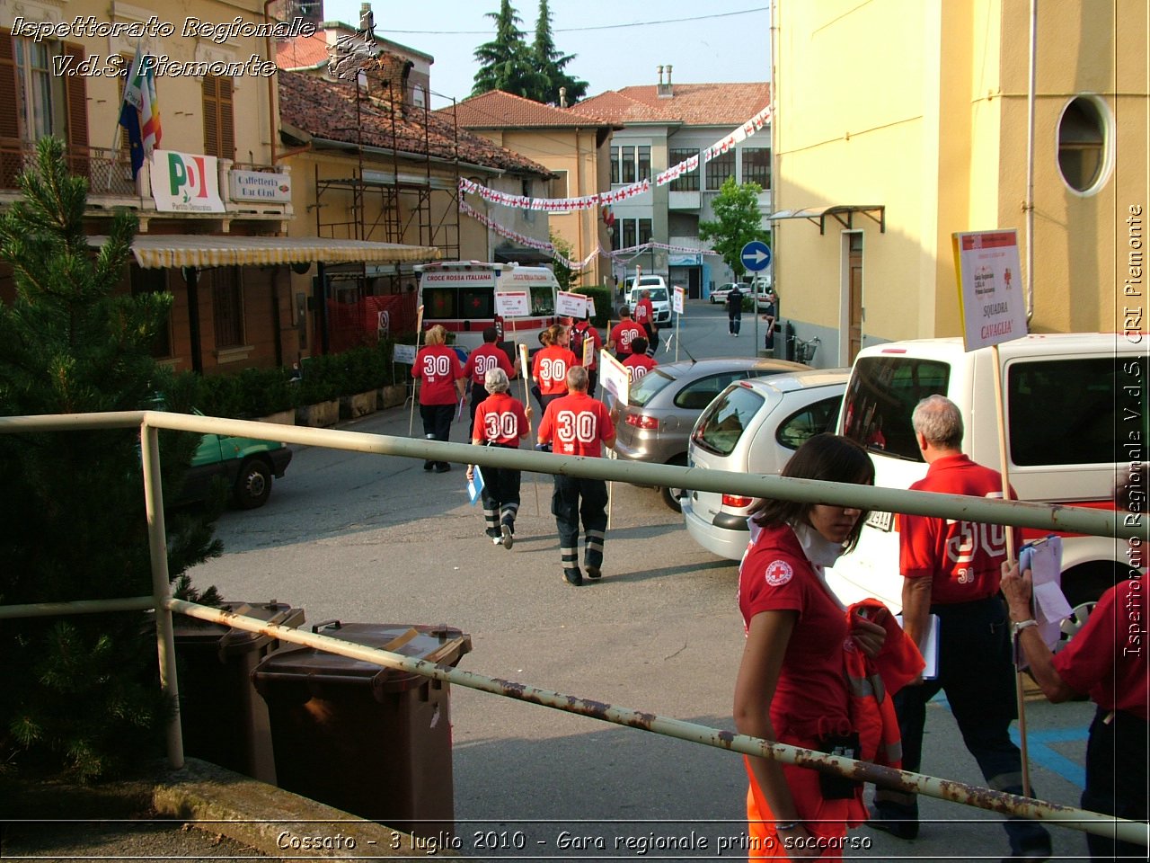 Cossato - 3 luglio 2010 - Gara regionale primo soccorso -  Croce Rossa Italiana - Ispettorato Regionale Volontari del Soccorso Piemonte