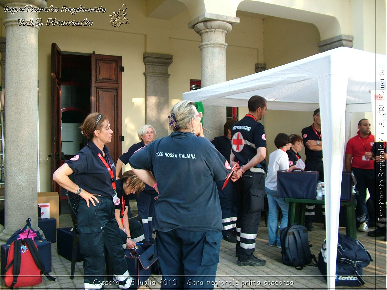 Cossato - 3 luglio 2010 - Gara regionale primo soccorso -  Croce Rossa Italiana - Ispettorato Regionale Volontari del Soccorso Piemonte