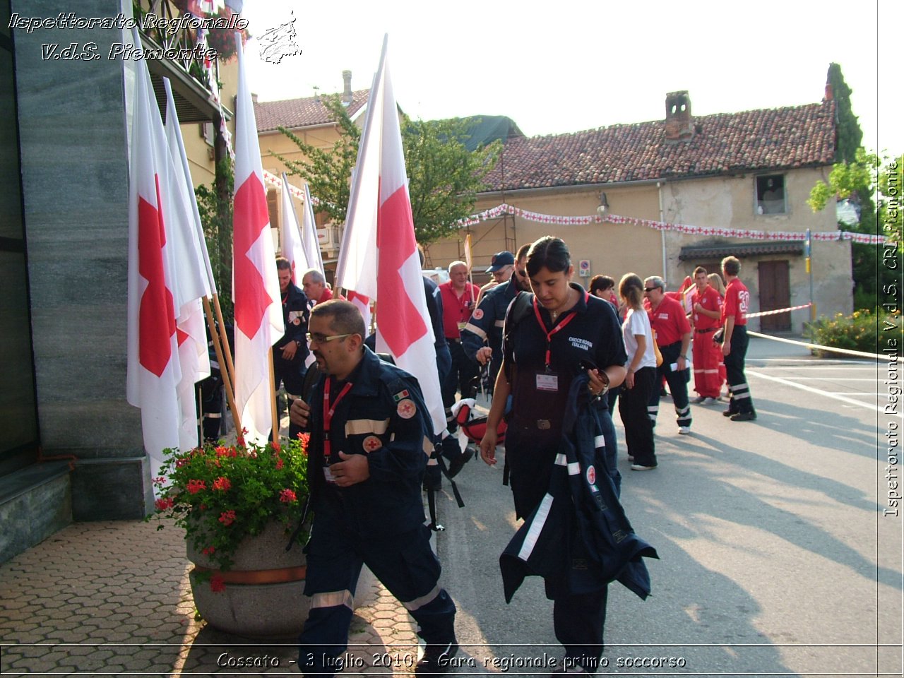 Cossato - 3 luglio 2010 - Gara regionale primo soccorso -  Croce Rossa Italiana - Ispettorato Regionale Volontari del Soccorso Piemonte