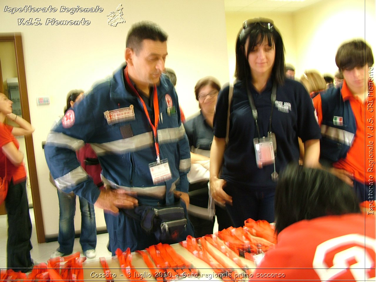 Cossato - 3 luglio 2010 - Gara regionale primo soccorso -  Croce Rossa Italiana - Ispettorato Regionale Volontari del Soccorso Piemonte