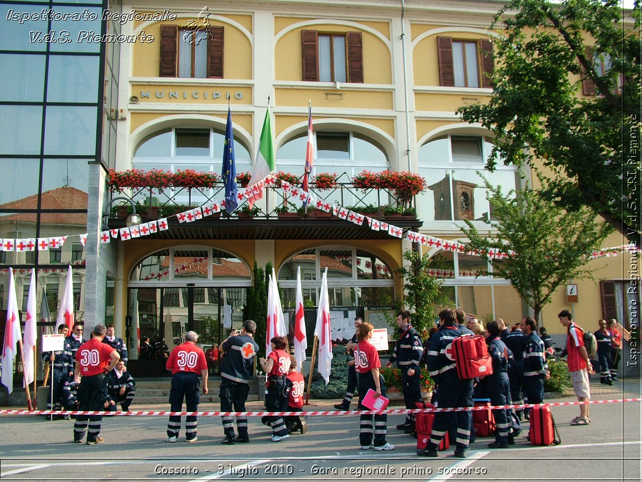 Cossato - 3 luglio 2010 - Gara regionale primo soccorso -  Croce Rossa Italiana - Ispettorato Regionale Volontari del Soccorso Piemonte