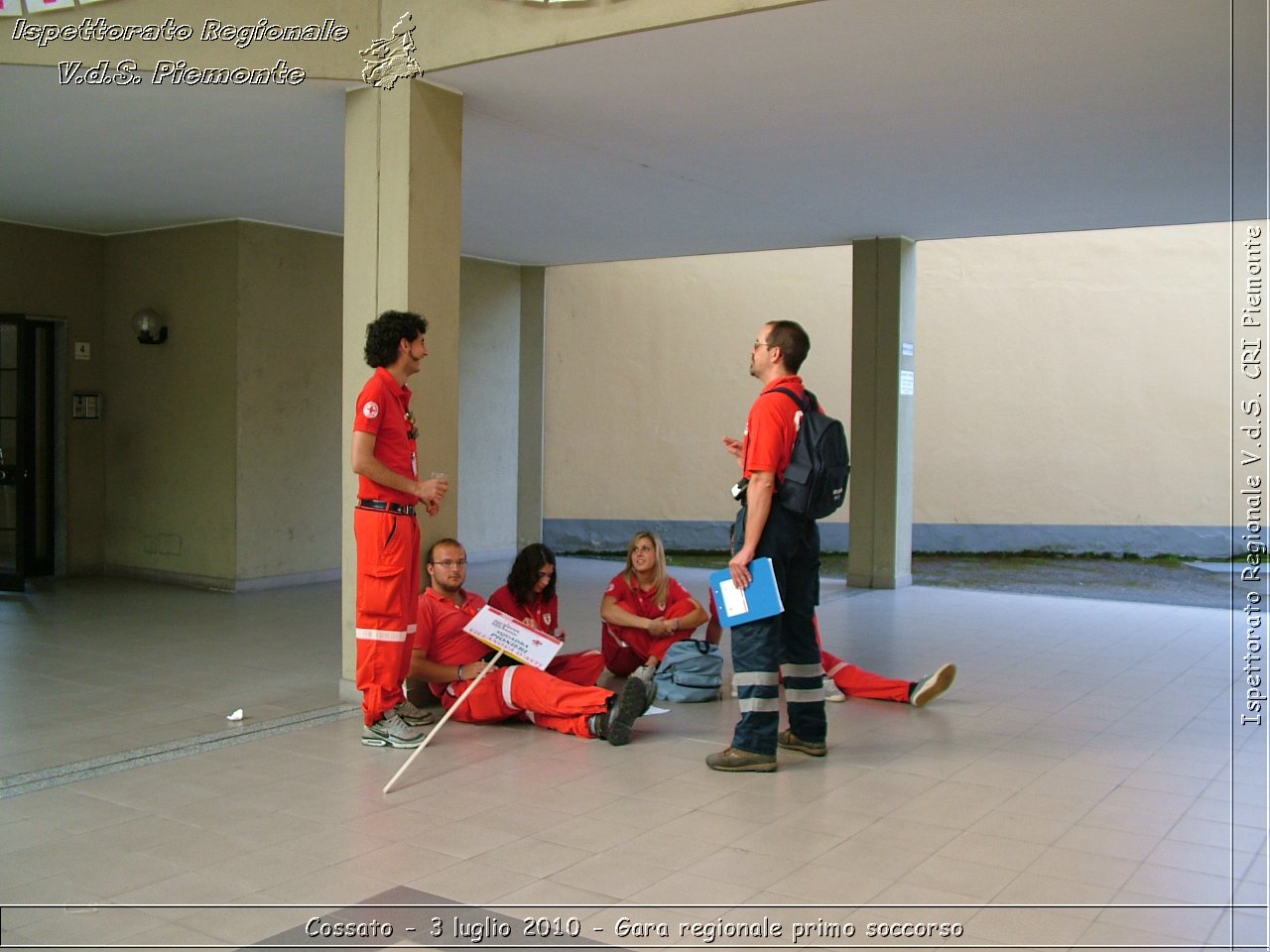 Cossato - 3 luglio 2010 - Gara regionale primo soccorso -  Croce Rossa Italiana - Ispettorato Regionale Volontari del Soccorso Piemonte