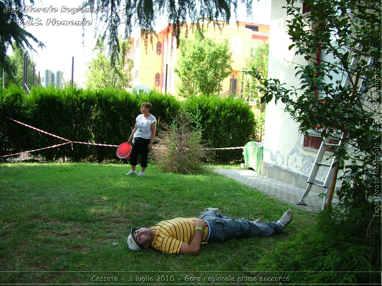 Cossato - 3 luglio 2010 - Gara regionale primo soccorso -  Croce Rossa Italiana - Ispettorato Regionale Volontari del Soccorso Piemonte