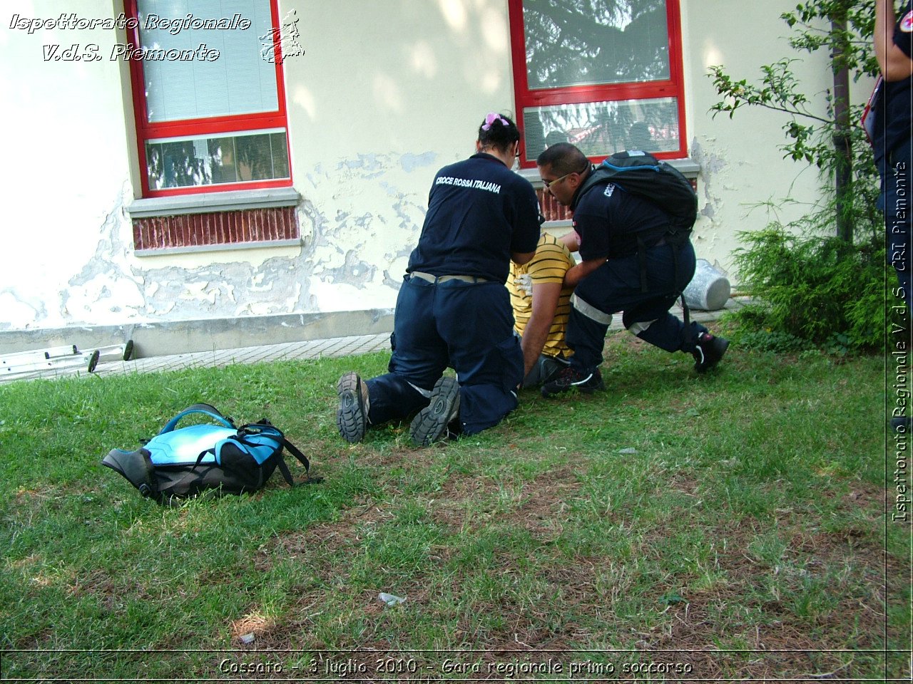 Cossato - 3 luglio 2010 - Gara regionale primo soccorso -  Croce Rossa Italiana - Ispettorato Regionale Volontari del Soccorso Piemonte