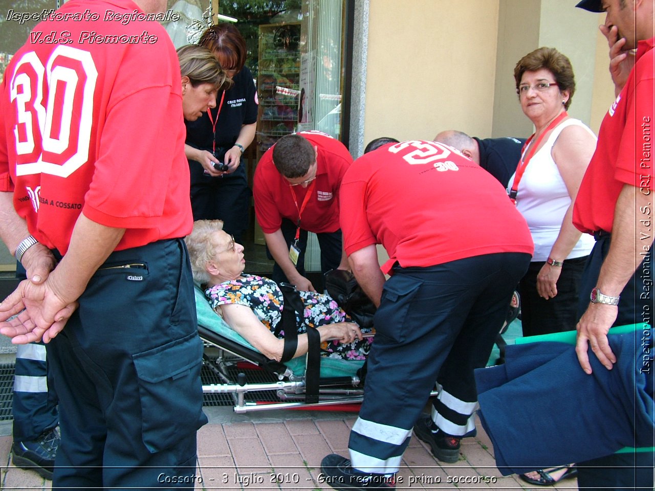 Cossato - 3 luglio 2010 - Gara regionale primo soccorso -  Croce Rossa Italiana - Ispettorato Regionale Volontari del Soccorso Piemonte