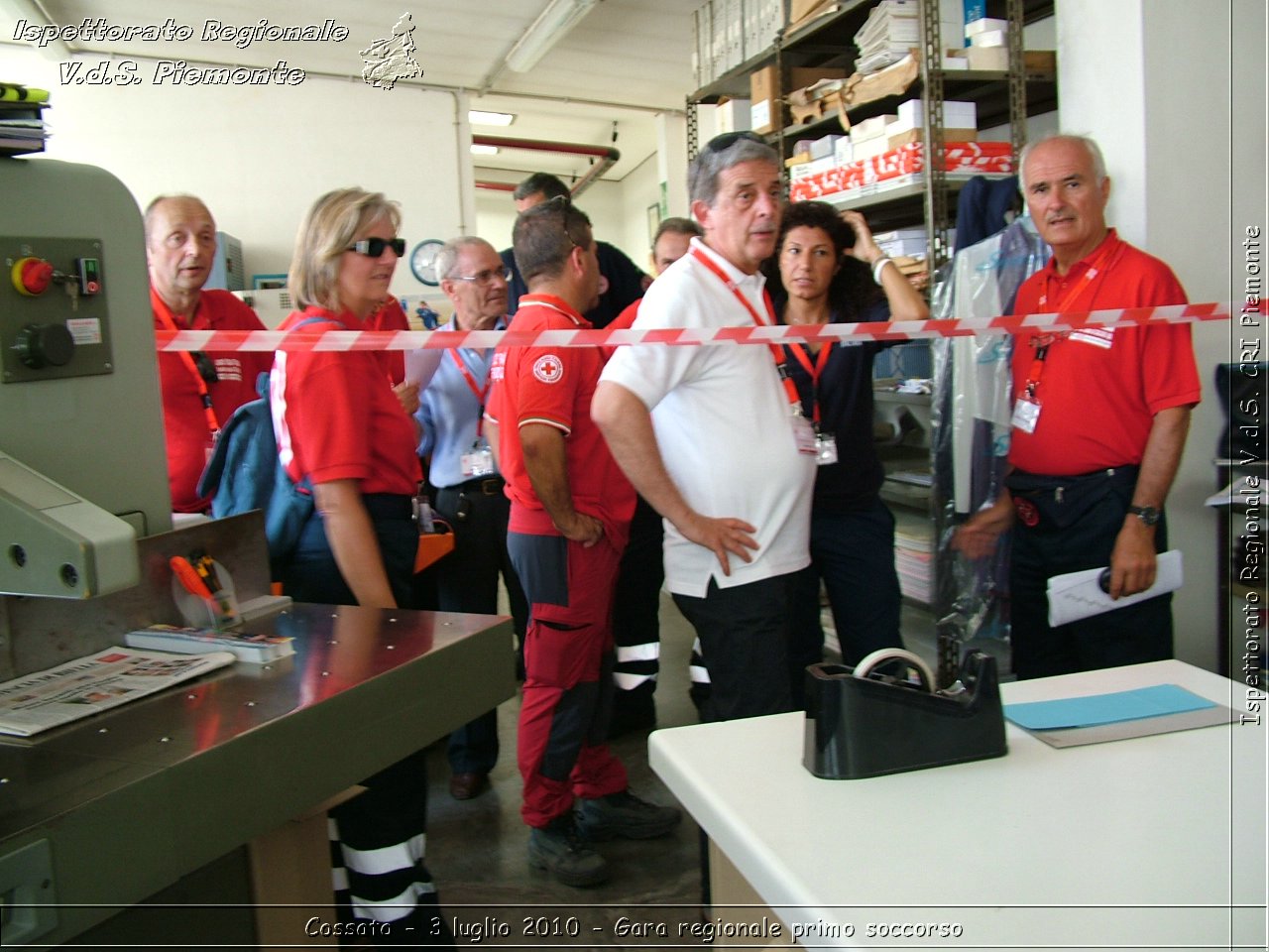 Cossato - 3 luglio 2010 - Gara regionale primo soccorso -  Croce Rossa Italiana - Ispettorato Regionale Volontari del Soccorso Piemonte