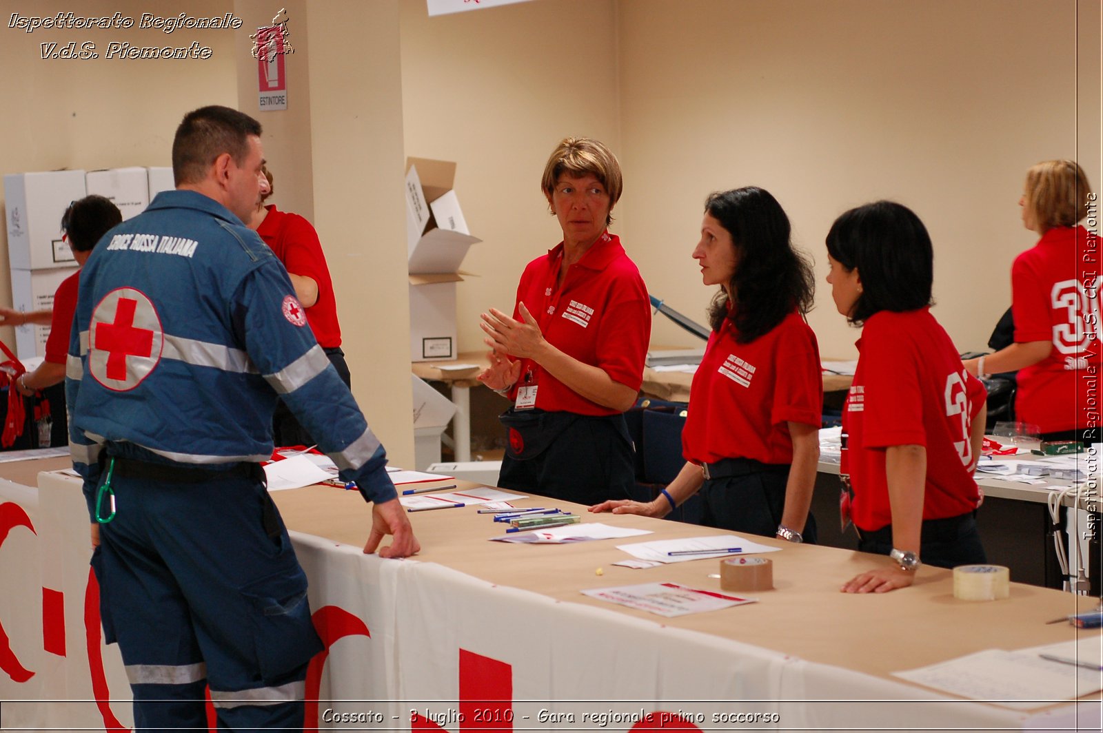 Cossato - 3 luglio 2010 - Gara regionale primo soccorso -  Croce Rossa Italiana - Ispettorato Regionale Volontari del Soccorso Piemonte