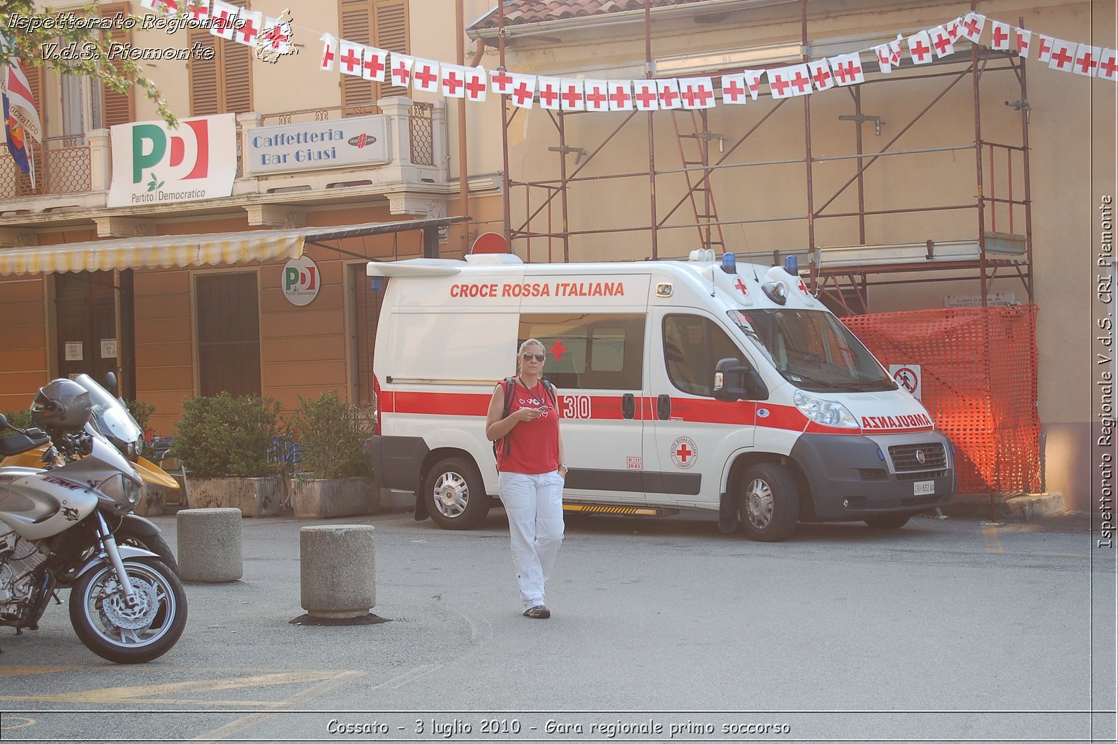 Cossato - 3 luglio 2010 - Gara regionale primo soccorso -  Croce Rossa Italiana - Ispettorato Regionale Volontari del Soccorso Piemonte