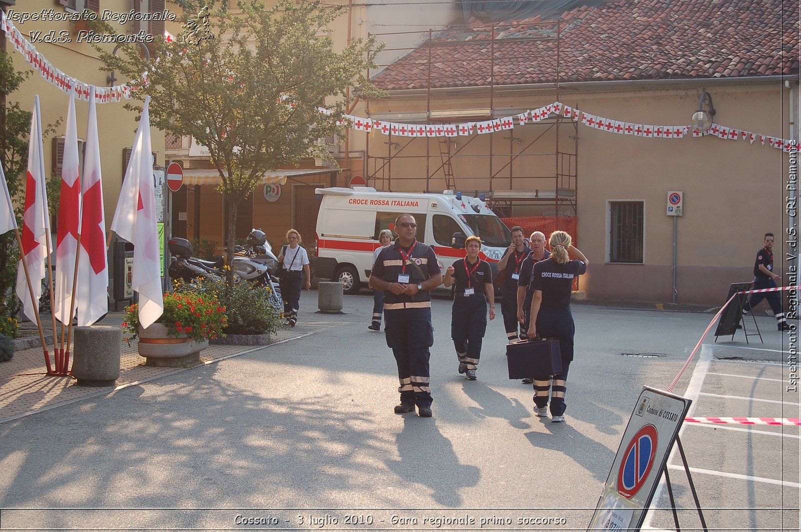 Cossato - 3 luglio 2010 - Gara regionale primo soccorso -  Croce Rossa Italiana - Ispettorato Regionale Volontari del Soccorso Piemonte