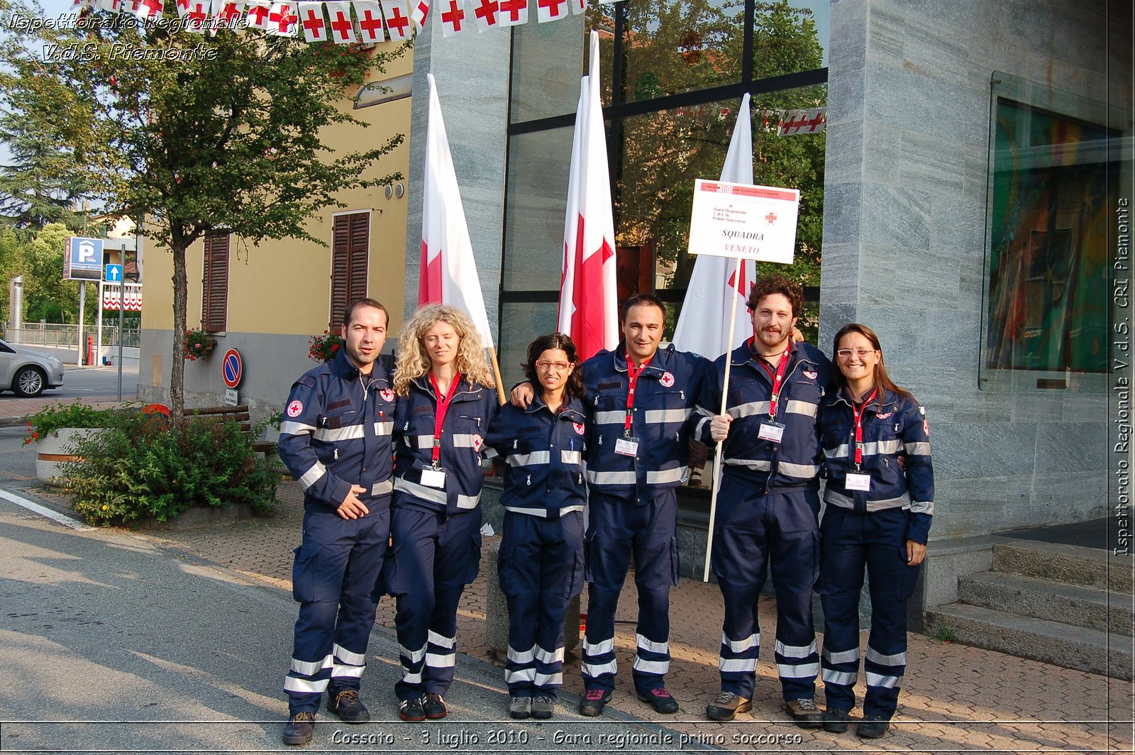 Cossato - 3 luglio 2010 - Gara regionale primo soccorso -  Croce Rossa Italiana - Ispettorato Regionale Volontari del Soccorso Piemonte