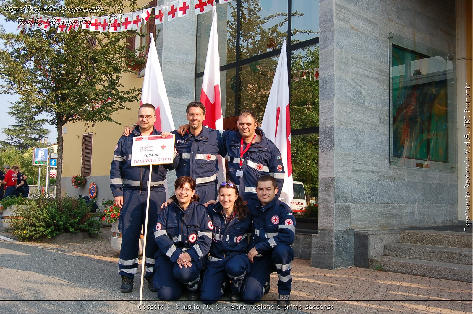 Cossato - 3 luglio 2010 - Gara regionale primo soccorso -  Croce Rossa Italiana - Ispettorato Regionale Volontari del Soccorso Piemonte