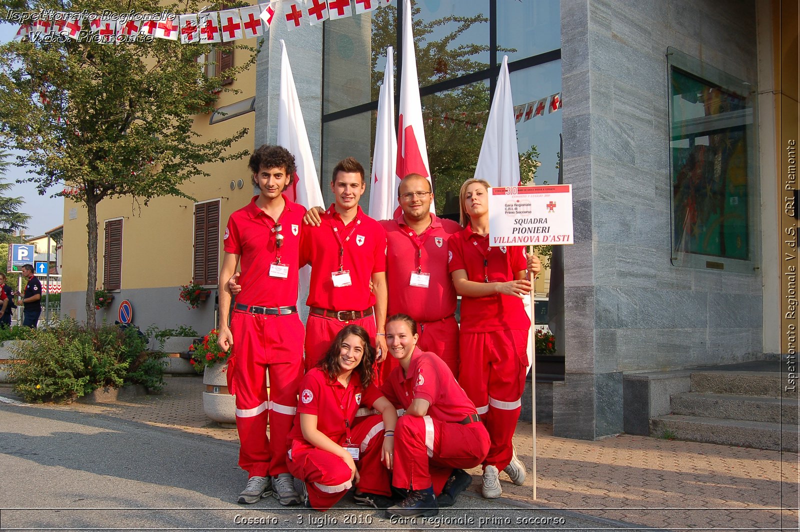 Cossato - 3 luglio 2010 - Gara regionale primo soccorso -  Croce Rossa Italiana - Ispettorato Regionale Volontari del Soccorso Piemonte