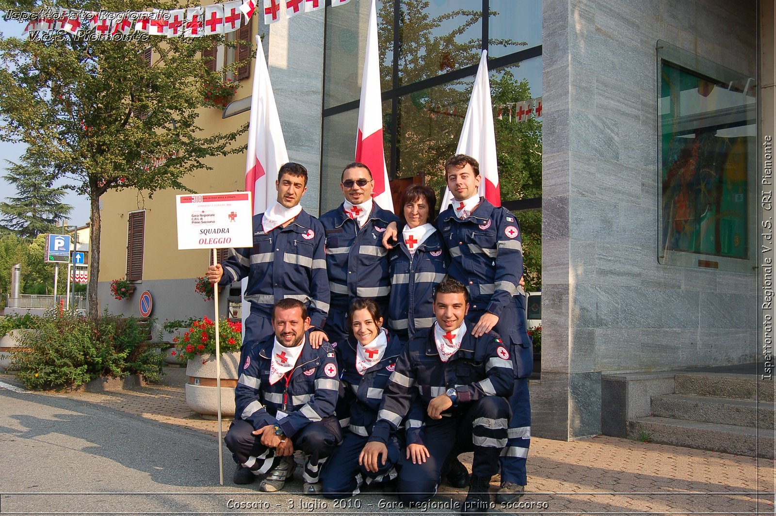 Cossato - 3 luglio 2010 - Gara regionale primo soccorso -  Croce Rossa Italiana - Ispettorato Regionale Volontari del Soccorso Piemonte