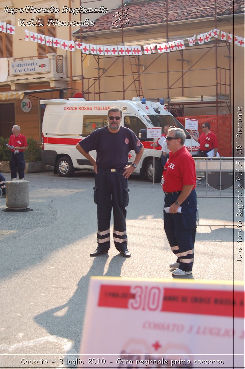 Cossato - 3 luglio 2010 - Gara regionale primo soccorso -  Croce Rossa Italiana - Ispettorato Regionale Volontari del Soccorso Piemonte