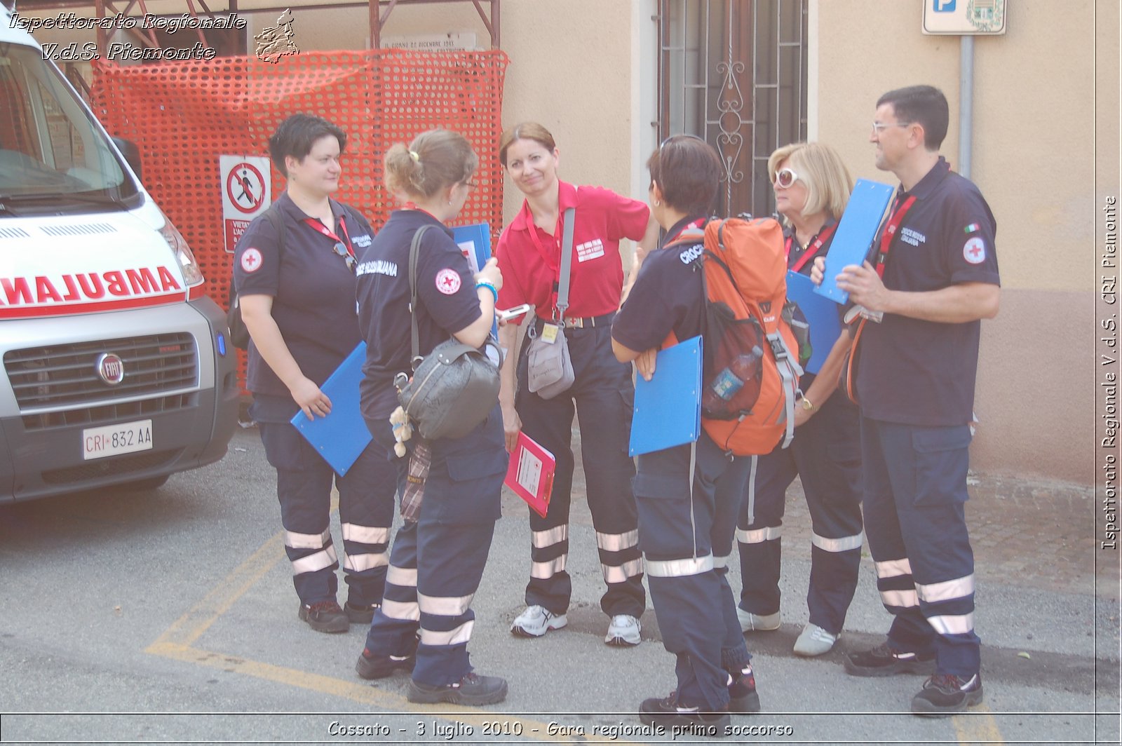 Cossato - 3 luglio 2010 - Gara regionale primo soccorso -  Croce Rossa Italiana - Ispettorato Regionale Volontari del Soccorso Piemonte