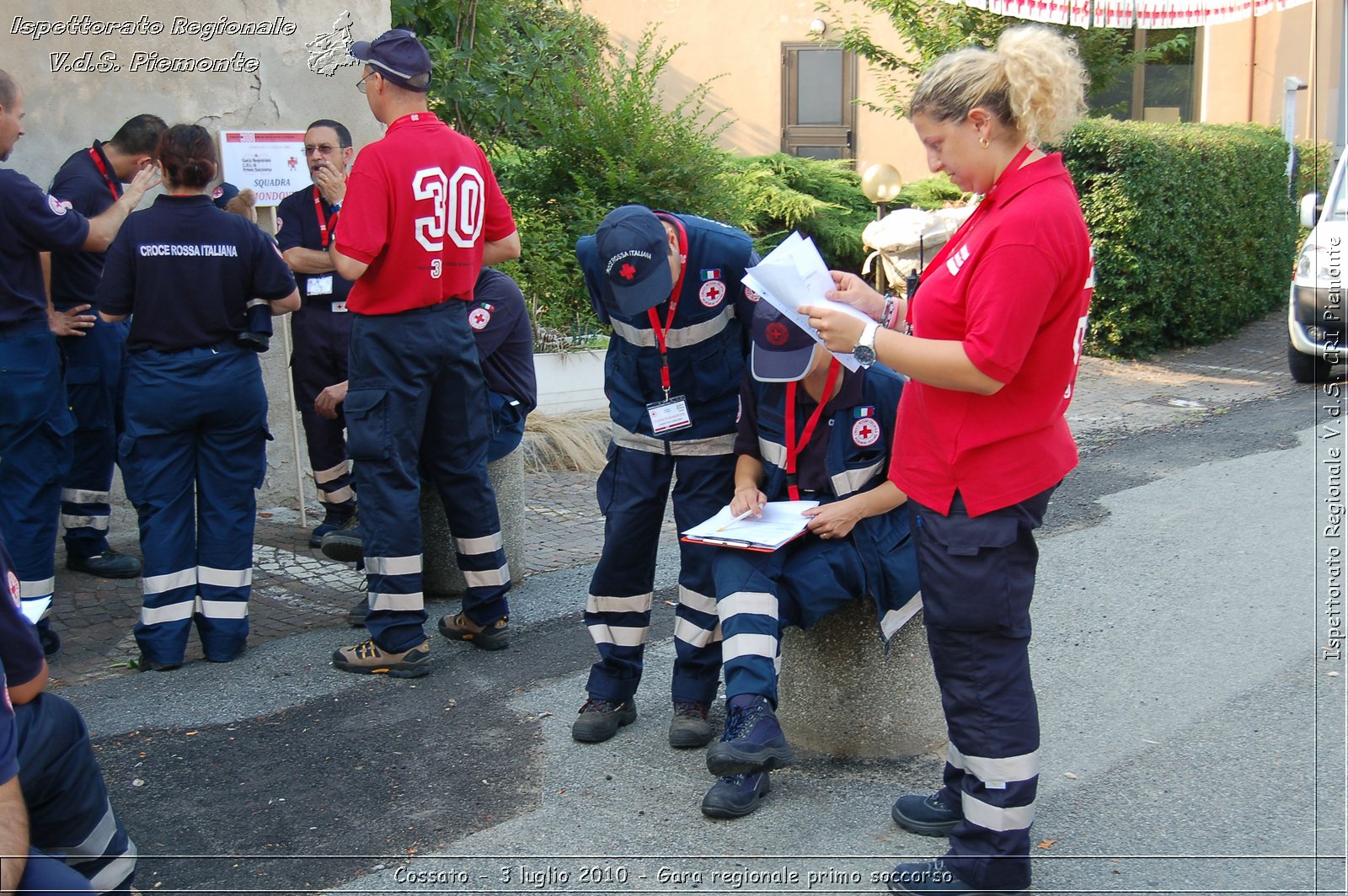 Cossato - 3 luglio 2010 - Gara regionale primo soccorso -  Croce Rossa Italiana - Ispettorato Regionale Volontari del Soccorso Piemonte