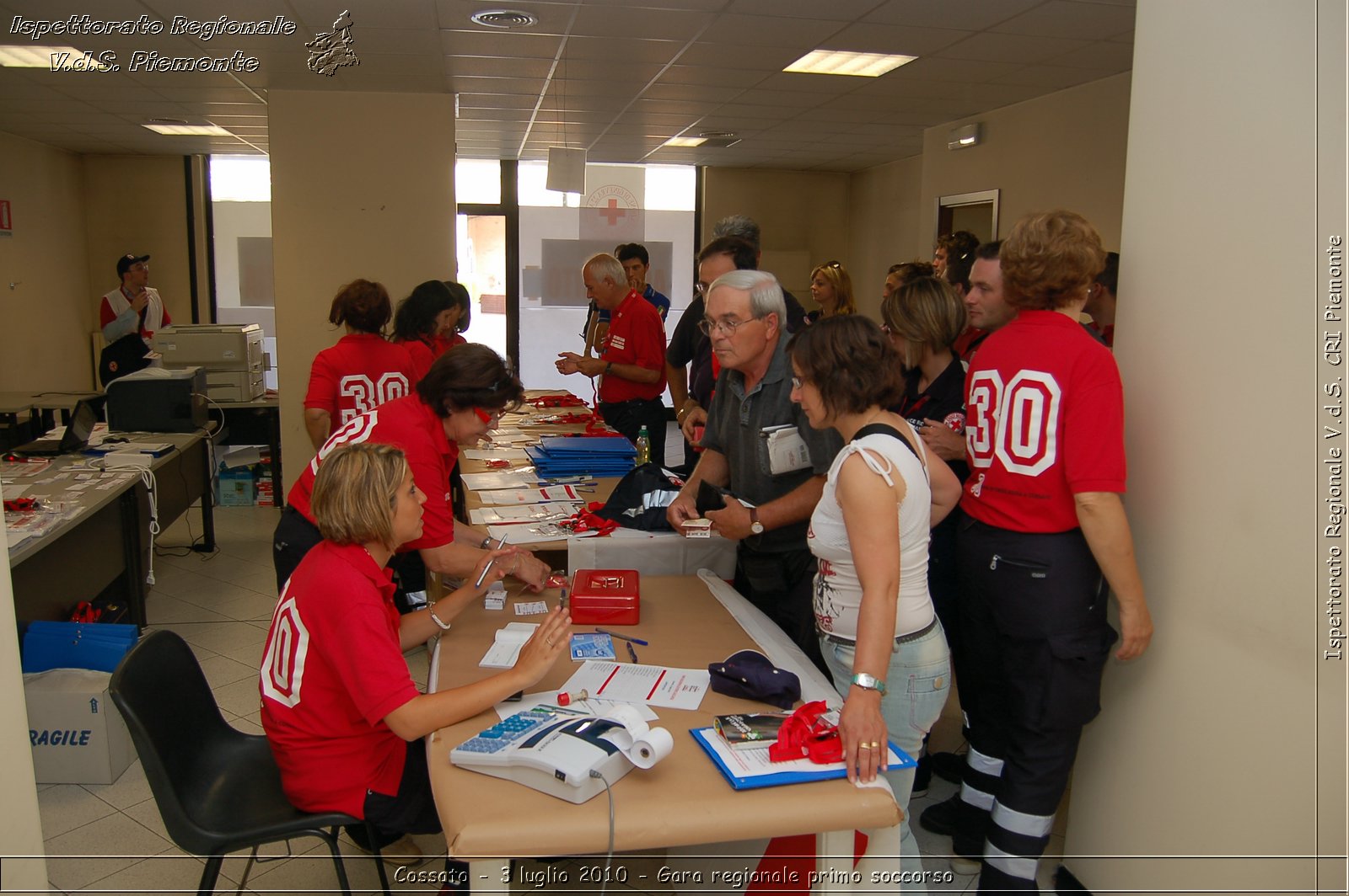 Cossato - 3 luglio 2010 - Gara regionale primo soccorso -  Croce Rossa Italiana - Ispettorato Regionale Volontari del Soccorso Piemonte