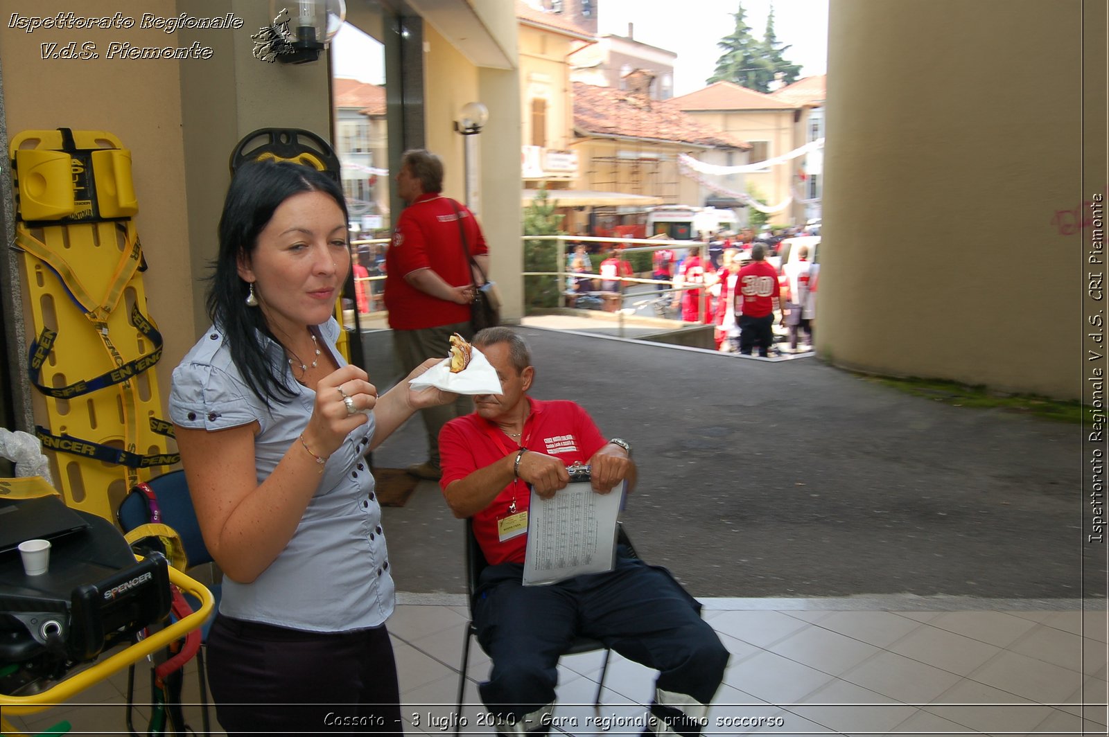 Cossato - 3 luglio 2010 - Gara regionale primo soccorso -  Croce Rossa Italiana - Ispettorato Regionale Volontari del Soccorso Piemonte