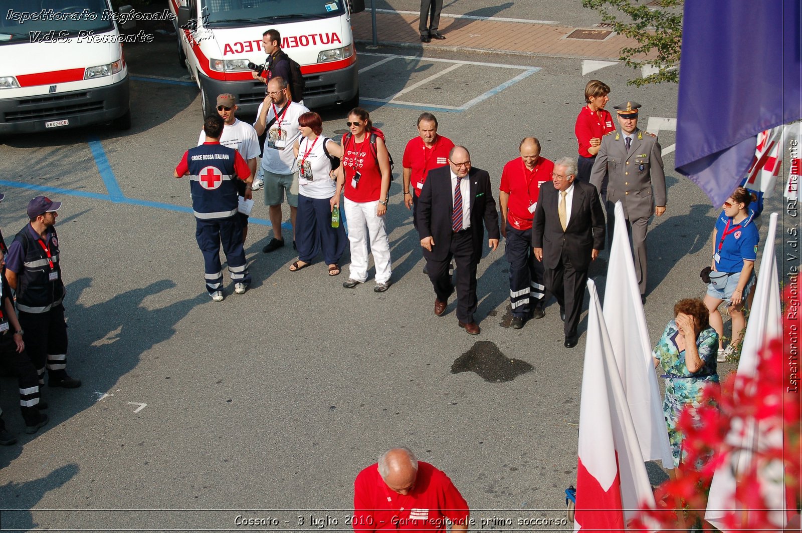 Cossato - 3 luglio 2010 - Gara regionale primo soccorso -  Croce Rossa Italiana - Ispettorato Regionale Volontari del Soccorso Piemonte