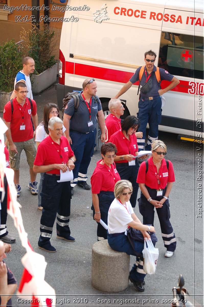 Cossato - 3 luglio 2010 - Gara regionale primo soccorso -  Croce Rossa Italiana - Ispettorato Regionale Volontari del Soccorso Piemonte