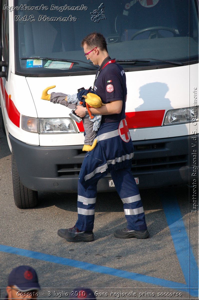 Cossato - 3 luglio 2010 - Gara regionale primo soccorso -  Croce Rossa Italiana - Ispettorato Regionale Volontari del Soccorso Piemonte