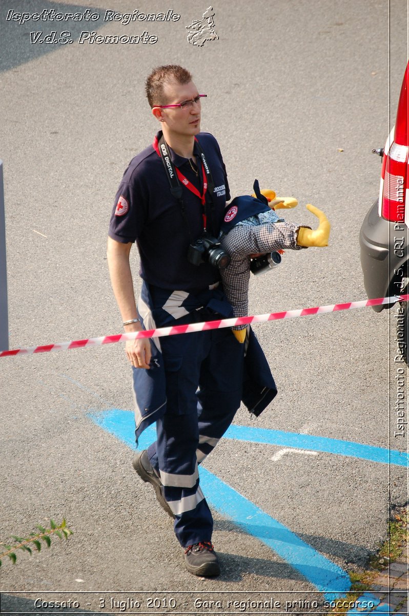 Cossato - 3 luglio 2010 - Gara regionale primo soccorso -  Croce Rossa Italiana - Ispettorato Regionale Volontari del Soccorso Piemonte