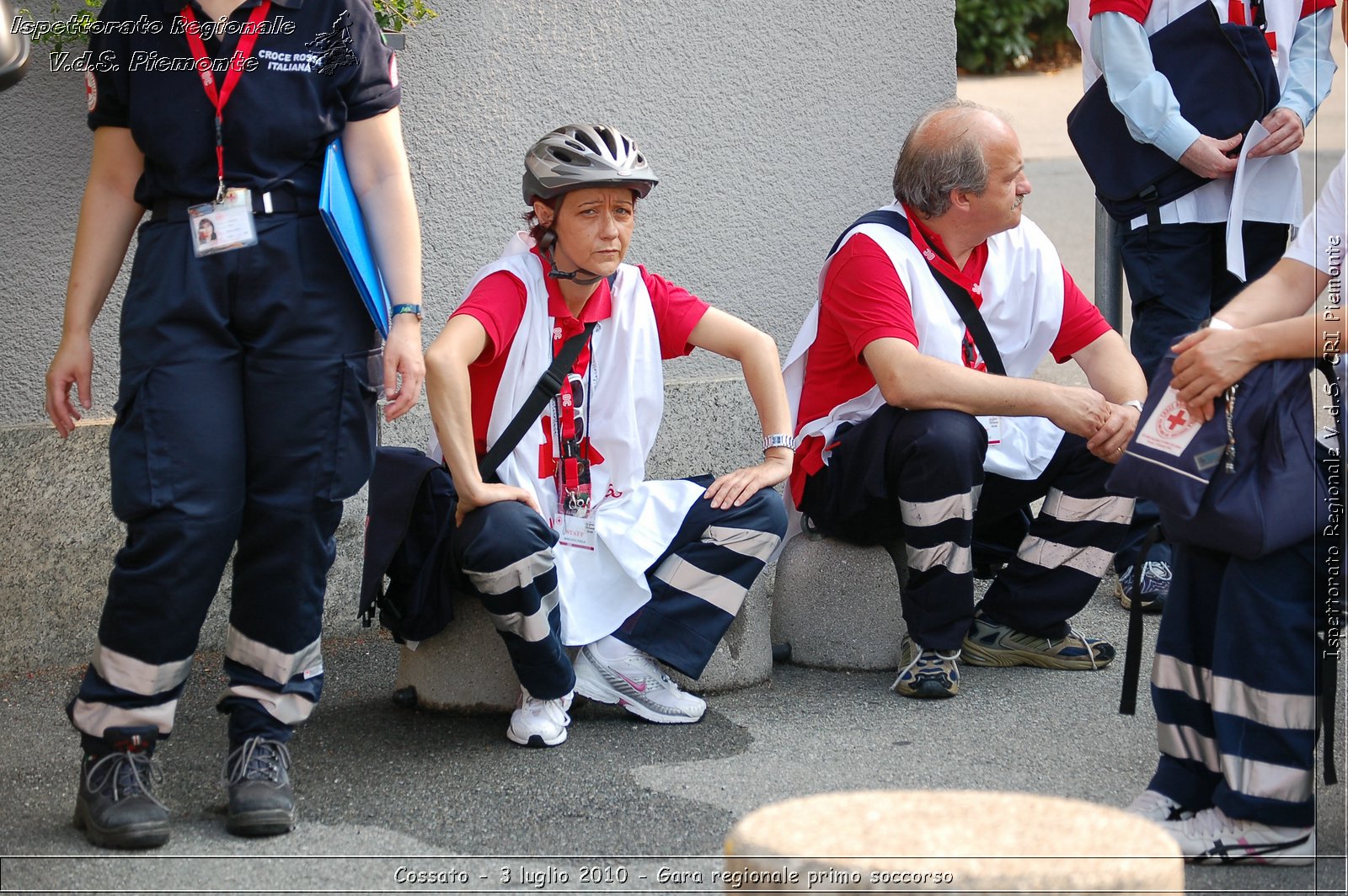 Cossato - 3 luglio 2010 - Gara regionale primo soccorso -  Croce Rossa Italiana - Ispettorato Regionale Volontari del Soccorso Piemonte