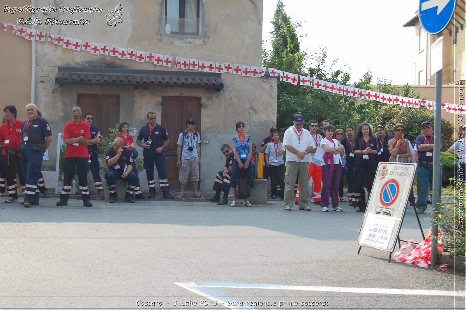 Cossato - 3 luglio 2010 - Gara regionale primo soccorso -  Croce Rossa Italiana - Ispettorato Regionale Volontari del Soccorso Piemonte