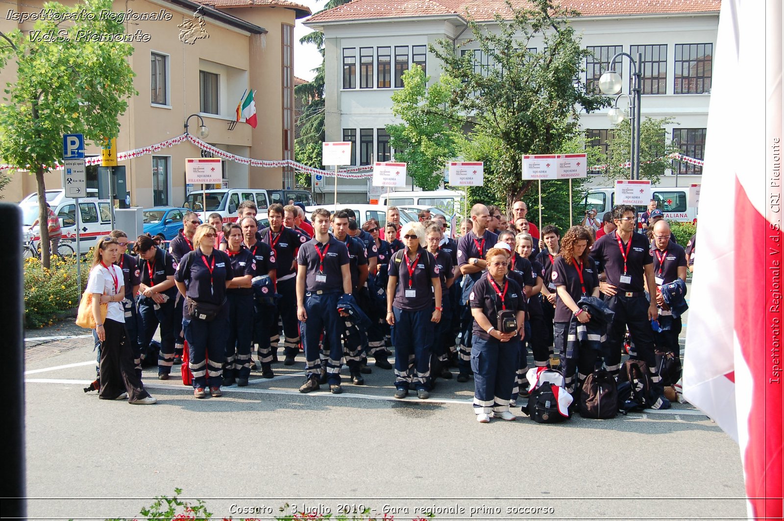 Cossato - 3 luglio 2010 - Gara regionale primo soccorso -  Croce Rossa Italiana - Ispettorato Regionale Volontari del Soccorso Piemonte