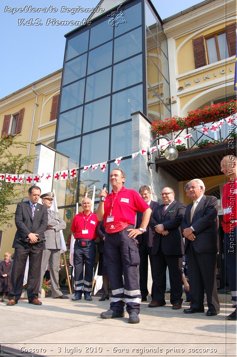 Cossato - 3 luglio 2010 - Gara regionale primo soccorso -  Croce Rossa Italiana - Ispettorato Regionale Volontari del Soccorso Piemonte