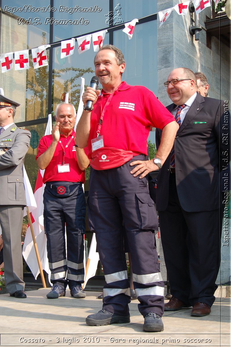 Cossato - 3 luglio 2010 - Gara regionale primo soccorso -  Croce Rossa Italiana - Ispettorato Regionale Volontari del Soccorso Piemonte