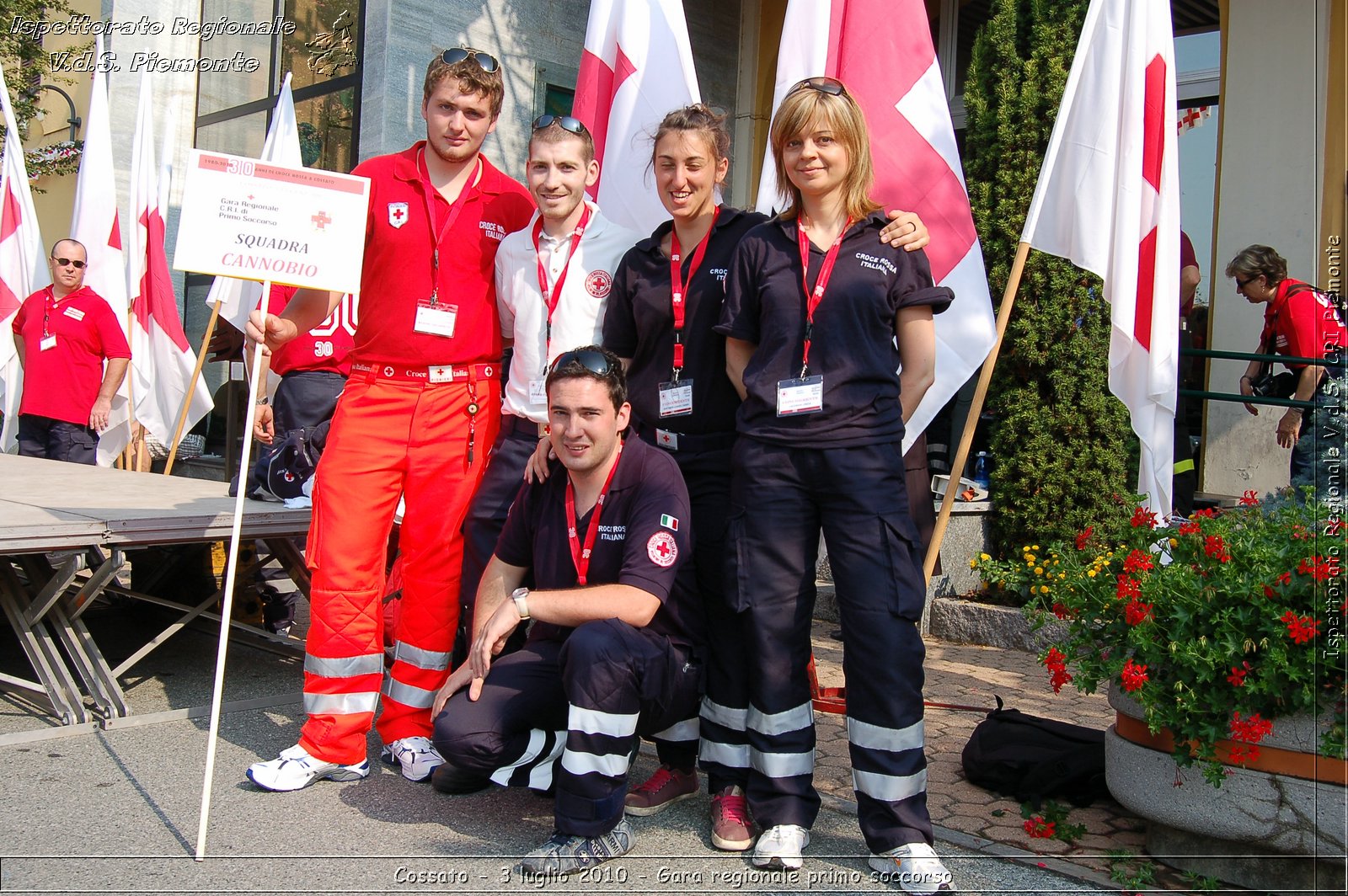 Cossato - 3 luglio 2010 - Gara regionale primo soccorso -  Croce Rossa Italiana - Ispettorato Regionale Volontari del Soccorso Piemonte