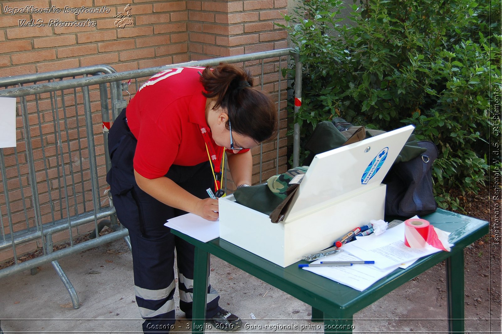 Cossato - 3 luglio 2010 - Gara regionale primo soccorso -  Croce Rossa Italiana - Ispettorato Regionale Volontari del Soccorso Piemonte