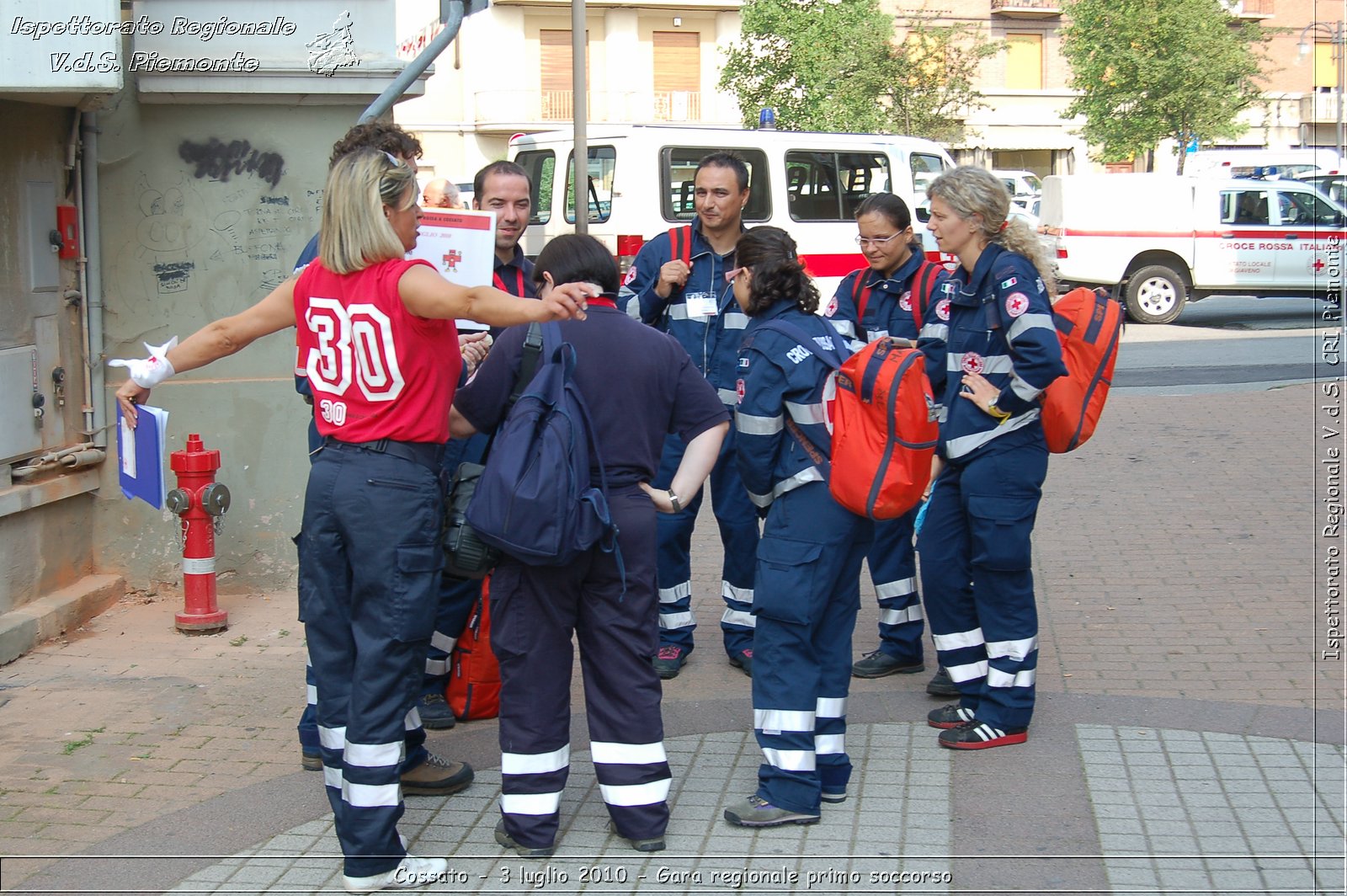 Cossato - 3 luglio 2010 - Gara regionale primo soccorso -  Croce Rossa Italiana - Ispettorato Regionale Volontari del Soccorso Piemonte