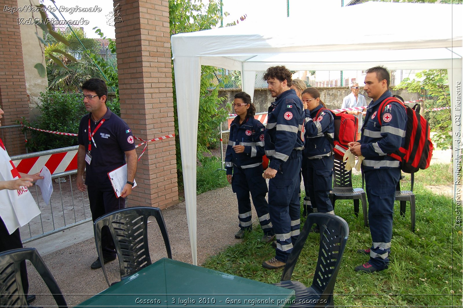 Cossato - 3 luglio 2010 - Gara regionale primo soccorso -  Croce Rossa Italiana - Ispettorato Regionale Volontari del Soccorso Piemonte