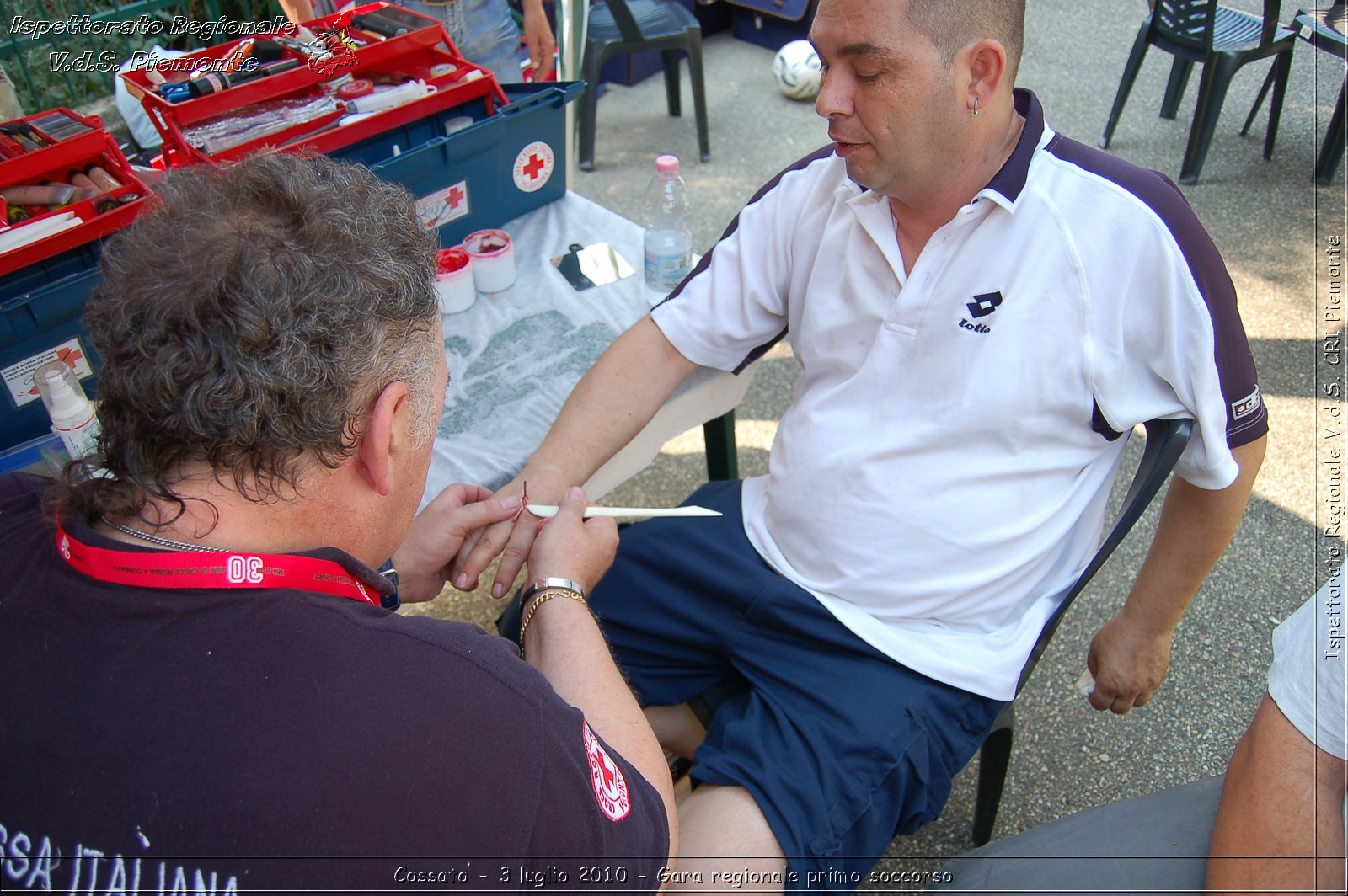 Cossato - 3 luglio 2010 - Gara regionale primo soccorso -  Croce Rossa Italiana - Ispettorato Regionale Volontari del Soccorso Piemonte