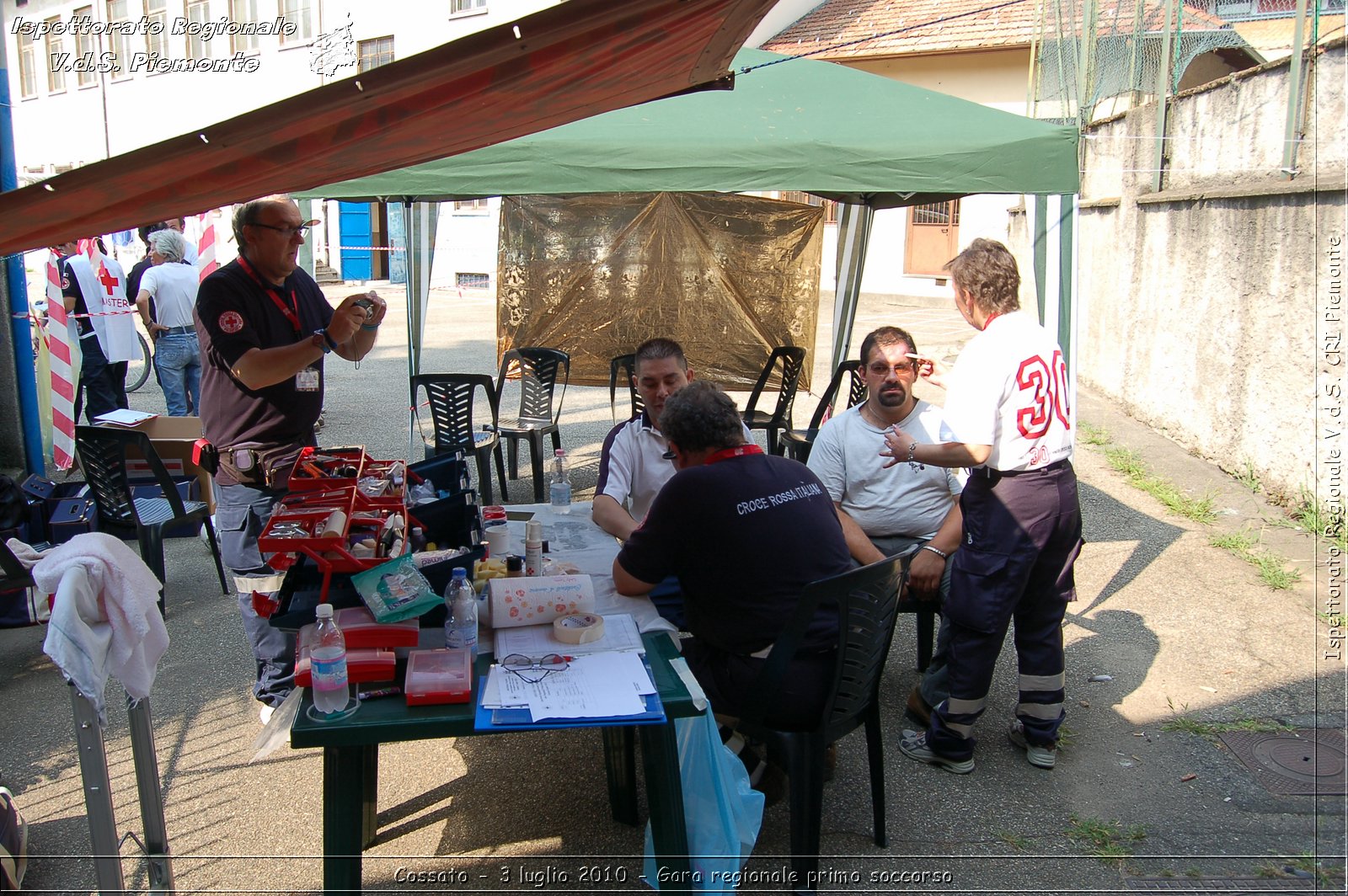 Cossato - 3 luglio 2010 - Gara regionale primo soccorso -  Croce Rossa Italiana - Ispettorato Regionale Volontari del Soccorso Piemonte