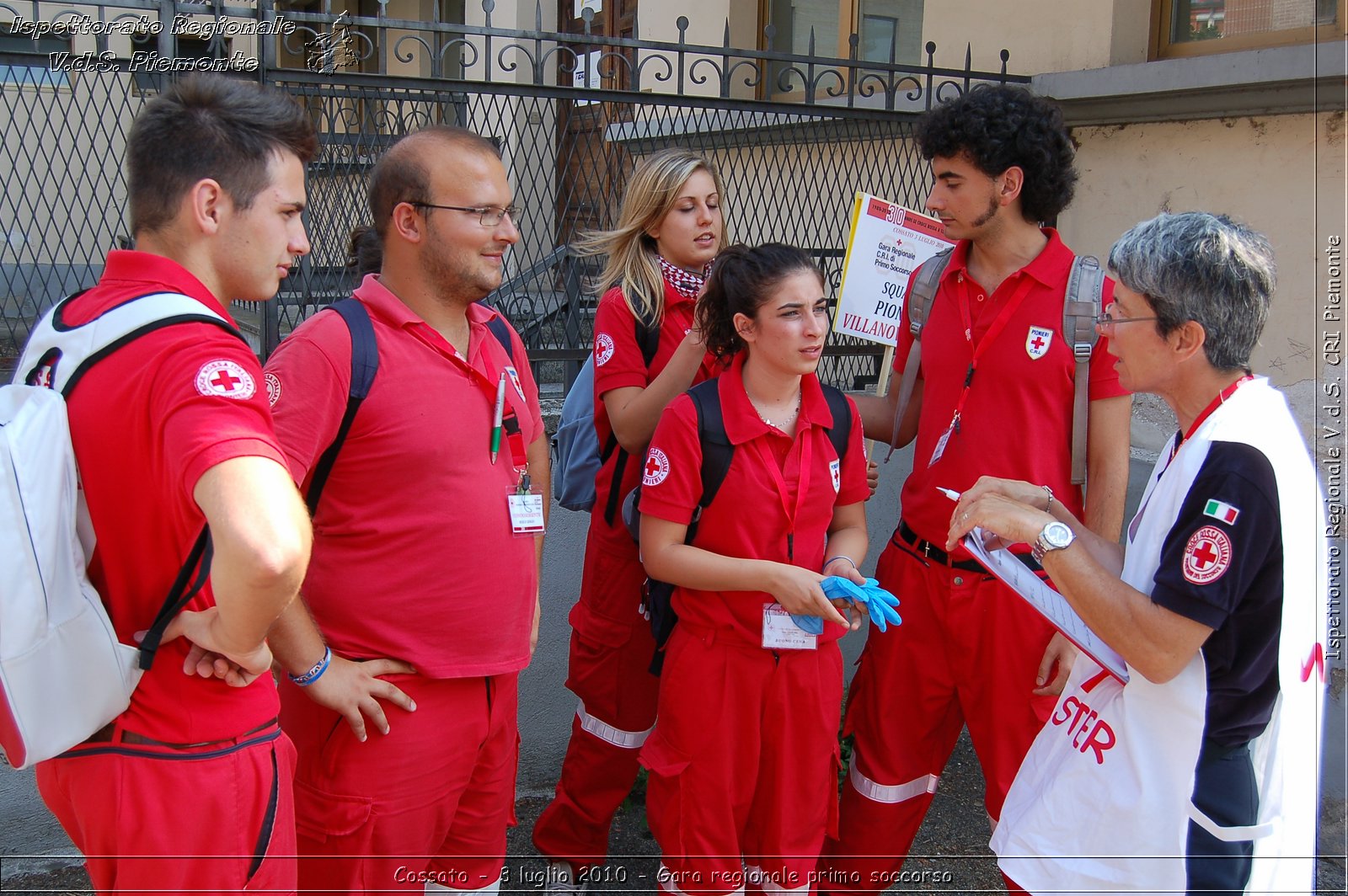 Cossato - 3 luglio 2010 - Gara regionale primo soccorso -  Croce Rossa Italiana - Ispettorato Regionale Volontari del Soccorso Piemonte