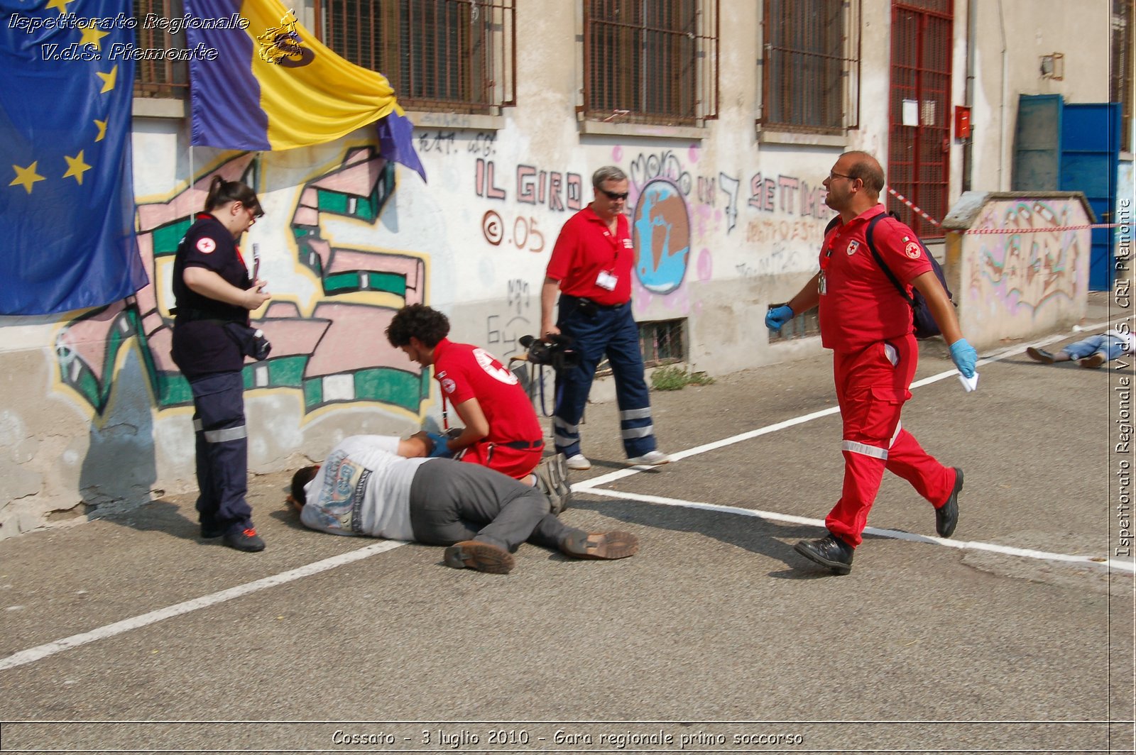 Cossato - 3 luglio 2010 - Gara regionale primo soccorso -  Croce Rossa Italiana - Ispettorato Regionale Volontari del Soccorso Piemonte