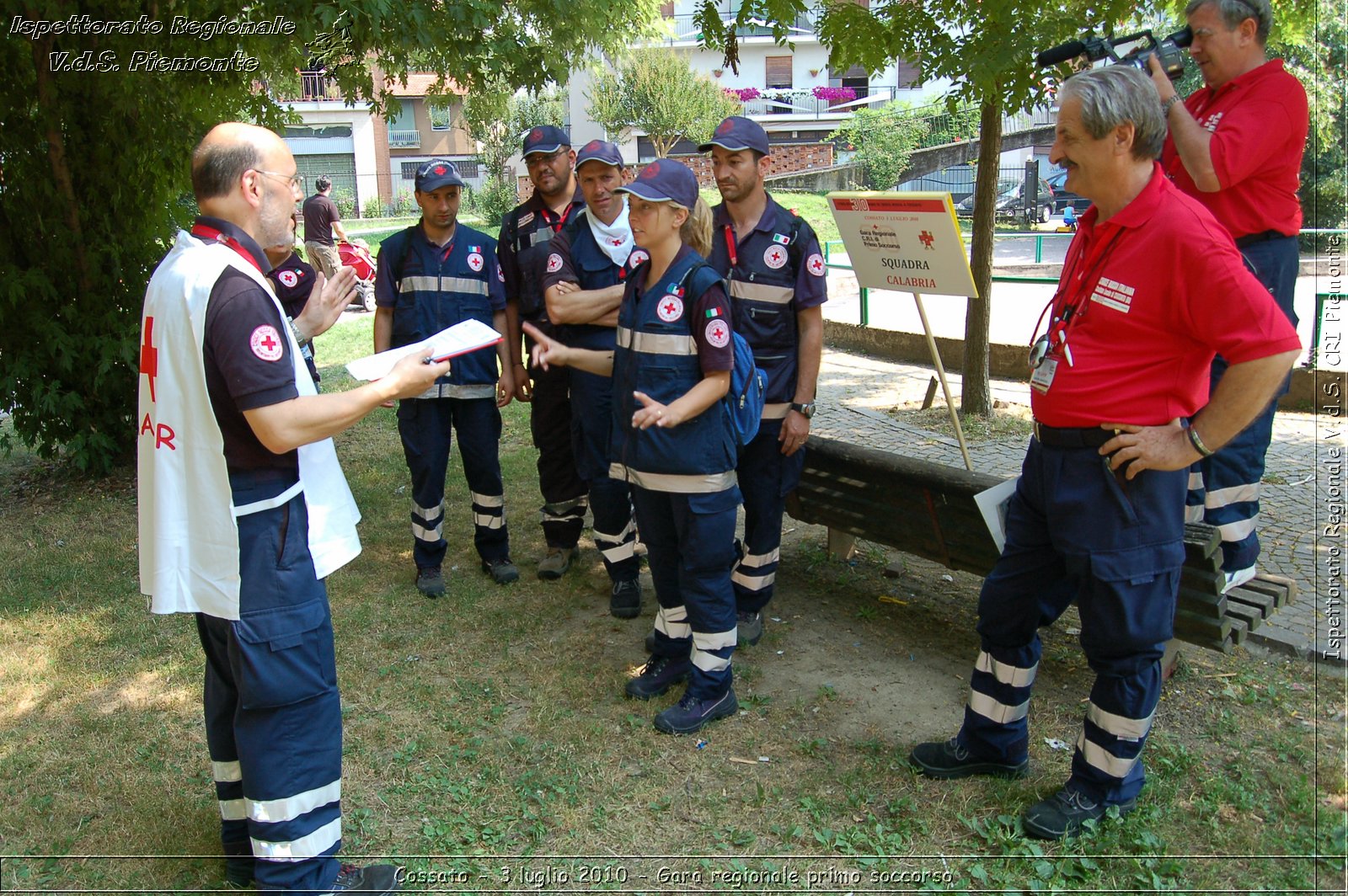 Cossato - 3 luglio 2010 - Gara regionale primo soccorso -  Croce Rossa Italiana - Ispettorato Regionale Volontari del Soccorso Piemonte