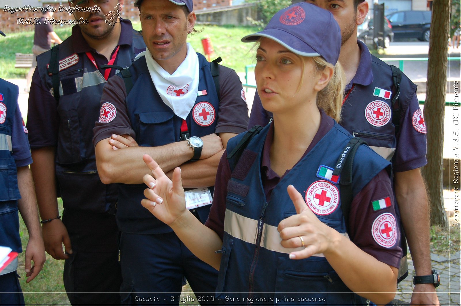 Cossato - 3 luglio 2010 - Gara regionale primo soccorso -  Croce Rossa Italiana - Ispettorato Regionale Volontari del Soccorso Piemonte