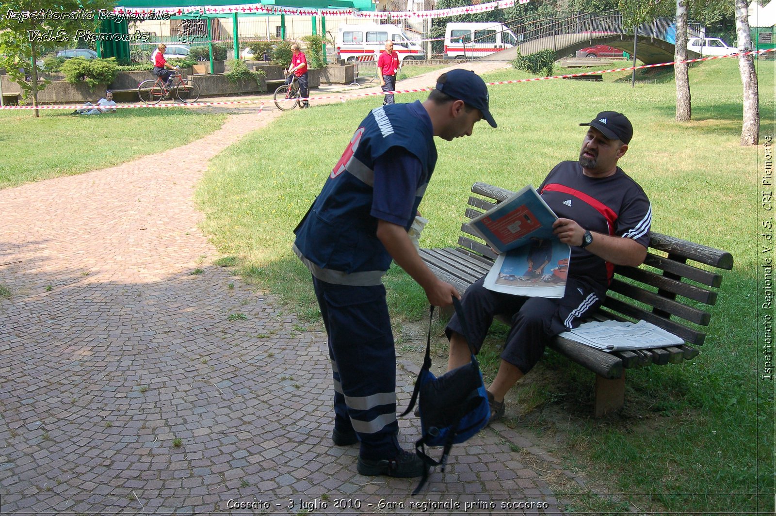 Cossato - 3 luglio 2010 - Gara regionale primo soccorso -  Croce Rossa Italiana - Ispettorato Regionale Volontari del Soccorso Piemonte