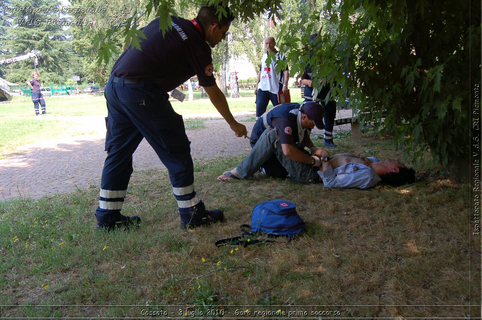 Cossato - 3 luglio 2010 - Gara regionale primo soccorso -  Croce Rossa Italiana - Ispettorato Regionale Volontari del Soccorso Piemonte