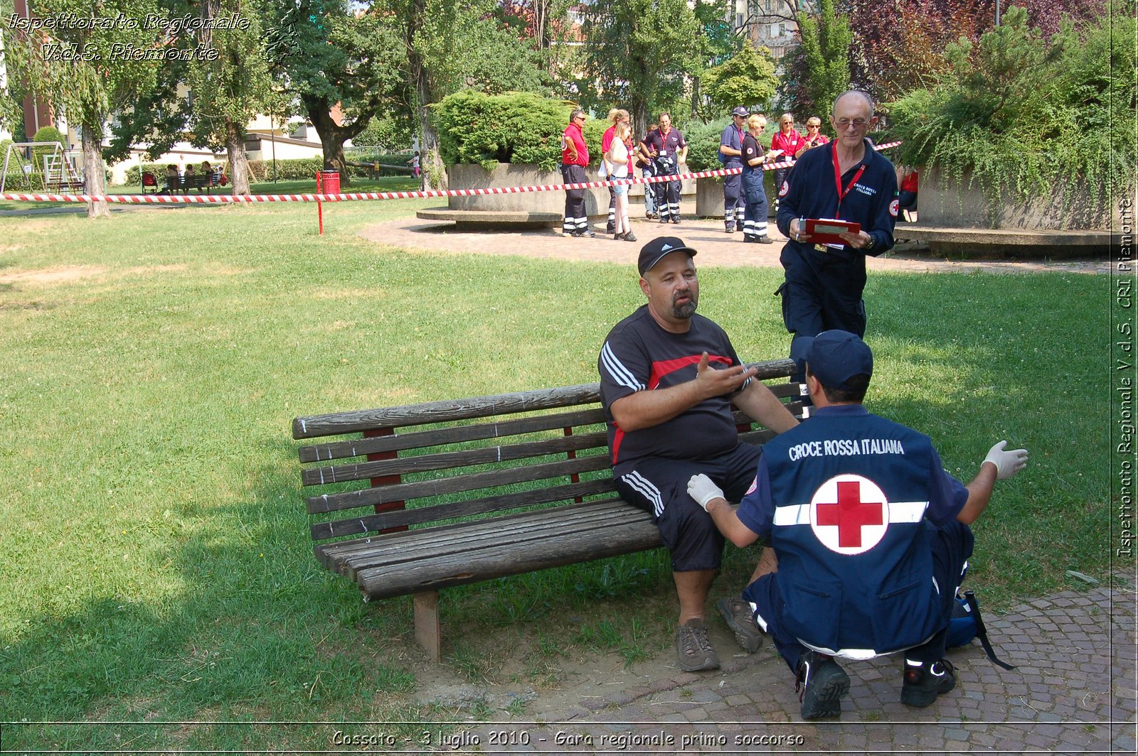 Cossato - 3 luglio 2010 - Gara regionale primo soccorso -  Croce Rossa Italiana - Ispettorato Regionale Volontari del Soccorso Piemonte