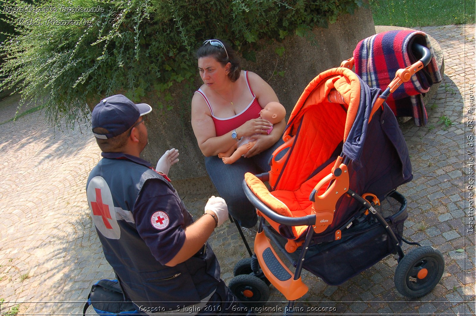 Cossato - 3 luglio 2010 - Gara regionale primo soccorso -  Croce Rossa Italiana - Ispettorato Regionale Volontari del Soccorso Piemonte