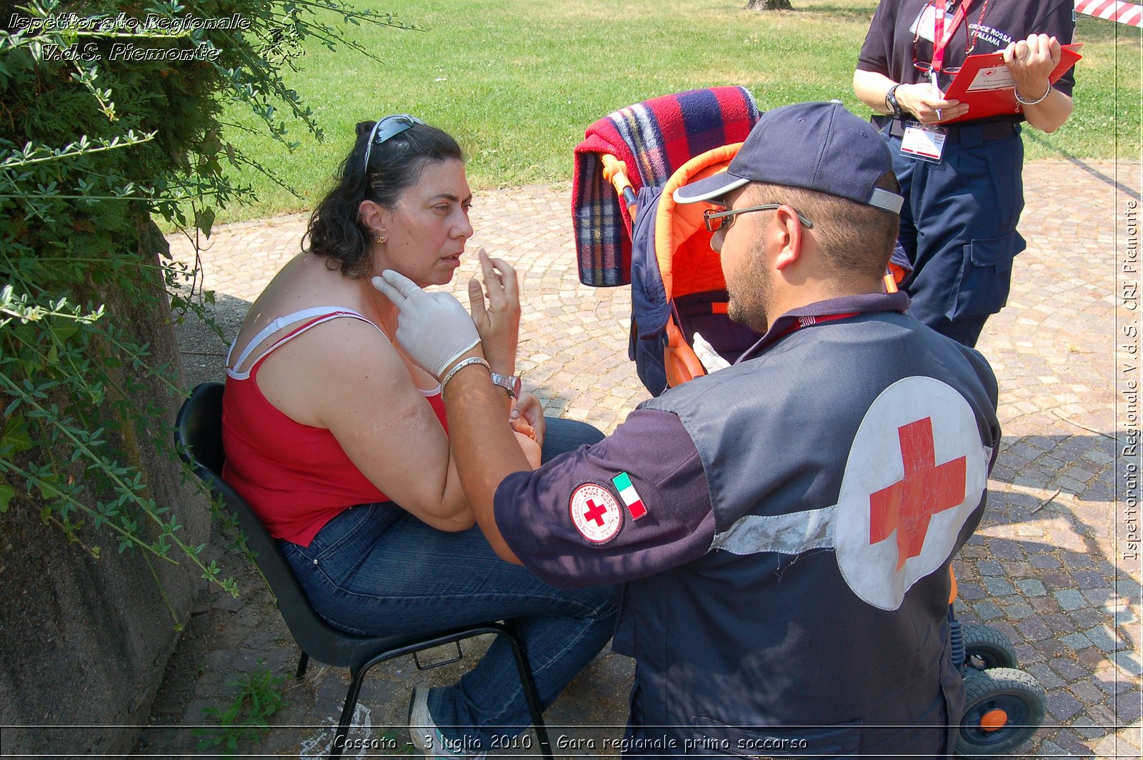 Cossato - 3 luglio 2010 - Gara regionale primo soccorso -  Croce Rossa Italiana - Ispettorato Regionale Volontari del Soccorso Piemonte