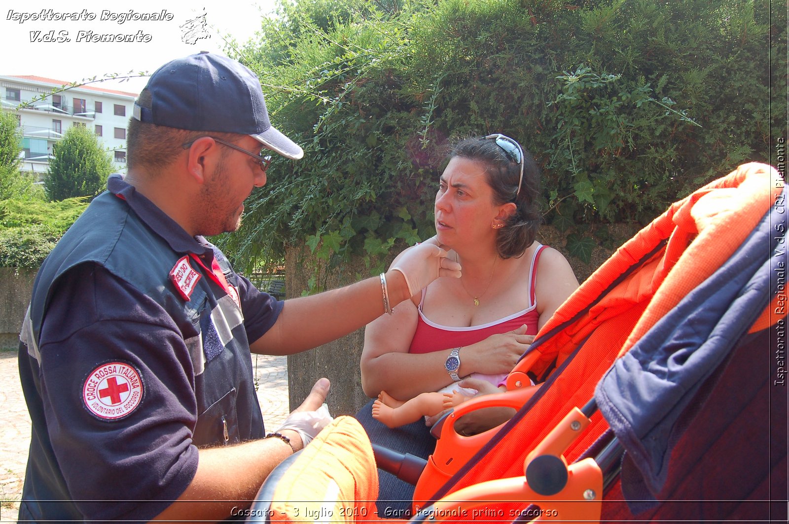 Cossato - 3 luglio 2010 - Gara regionale primo soccorso -  Croce Rossa Italiana - Ispettorato Regionale Volontari del Soccorso Piemonte