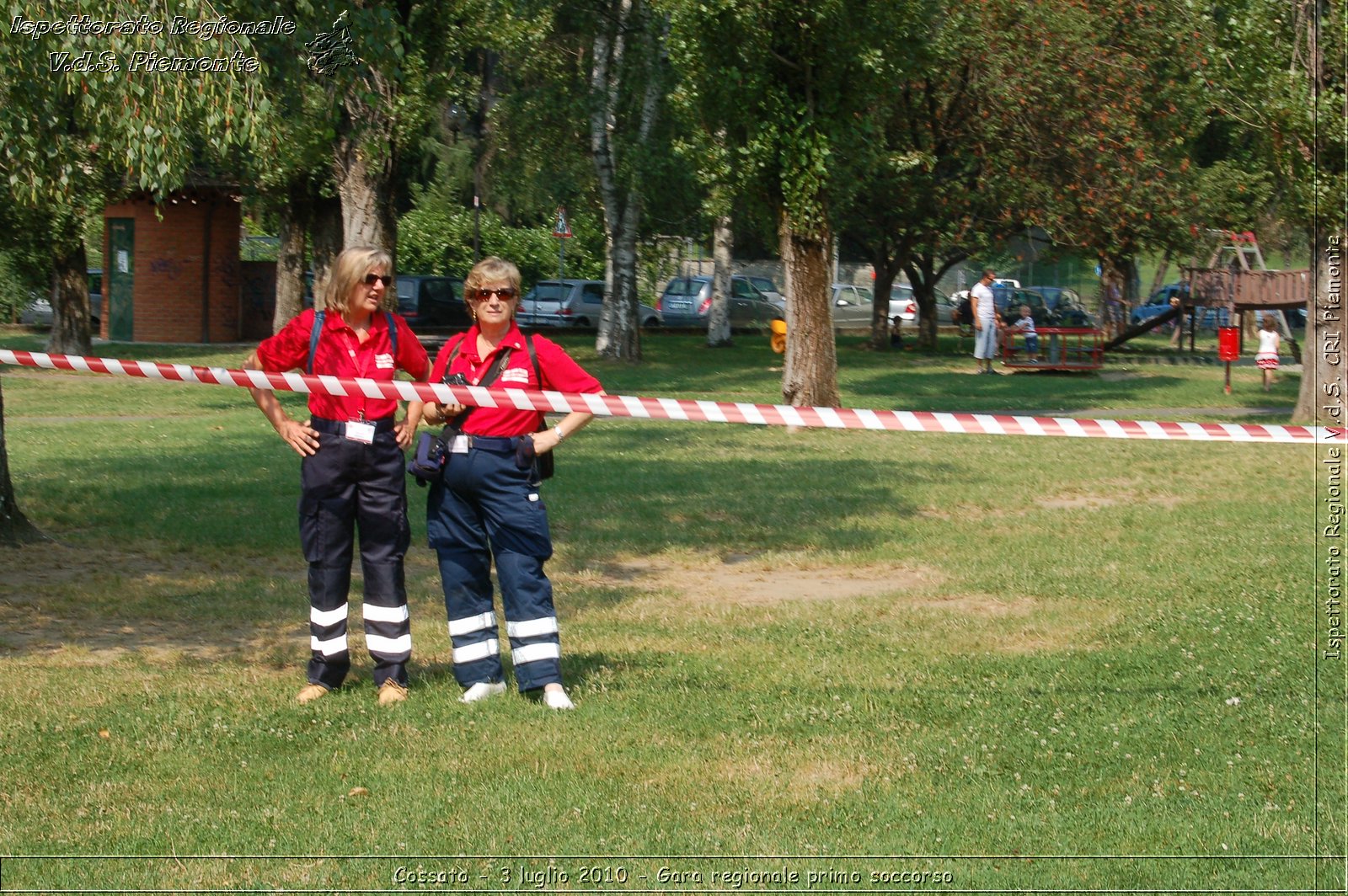 Cossato - 3 luglio 2010 - Gara regionale primo soccorso -  Croce Rossa Italiana - Ispettorato Regionale Volontari del Soccorso Piemonte