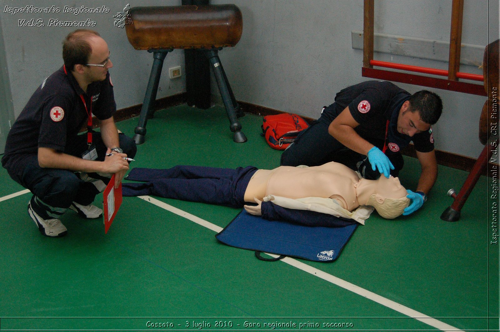 Cossato - 3 luglio 2010 - Gara regionale primo soccorso -  Croce Rossa Italiana - Ispettorato Regionale Volontari del Soccorso Piemonte