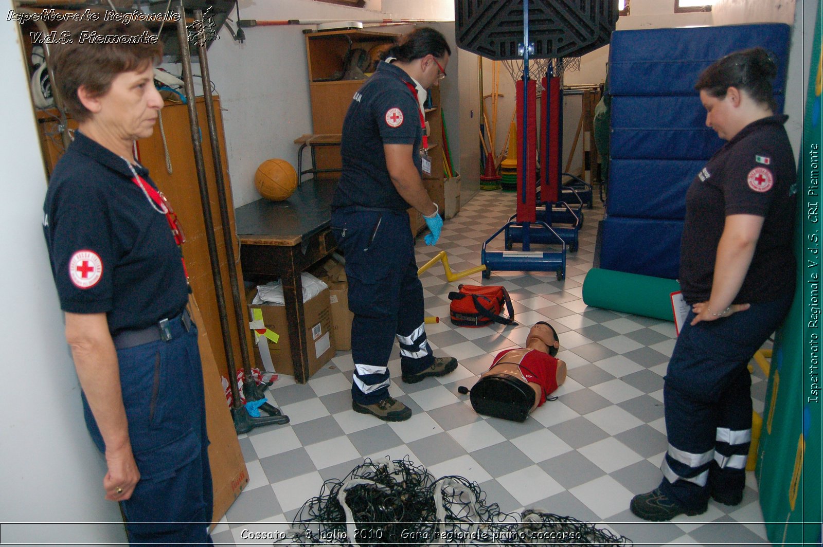 Cossato - 3 luglio 2010 - Gara regionale primo soccorso -  Croce Rossa Italiana - Ispettorato Regionale Volontari del Soccorso Piemonte